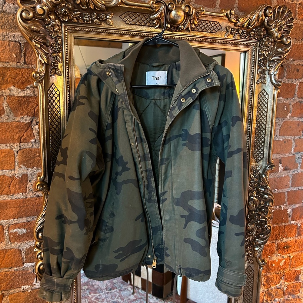 Aritzia Tna Camo Jacket